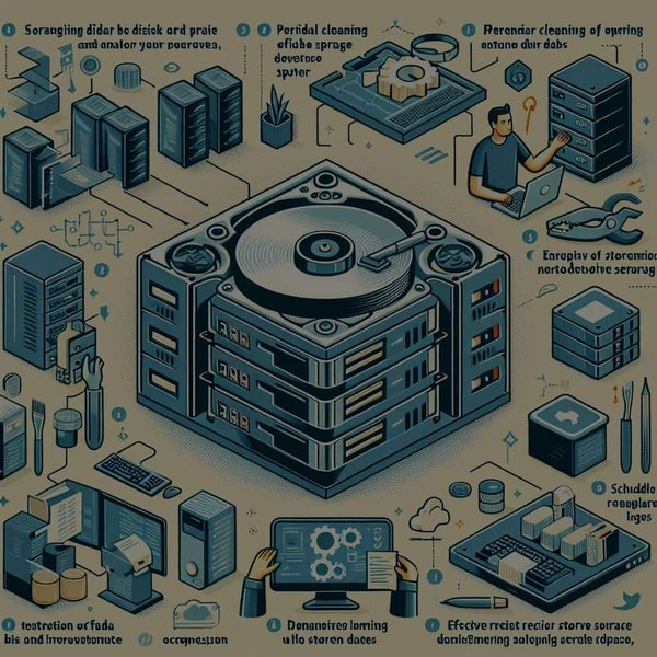Quelles sont les meilleures pratiques pour gérer l'espace disque sur un serveur de base de données ?
